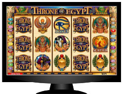 Throne of Egypt poker machine